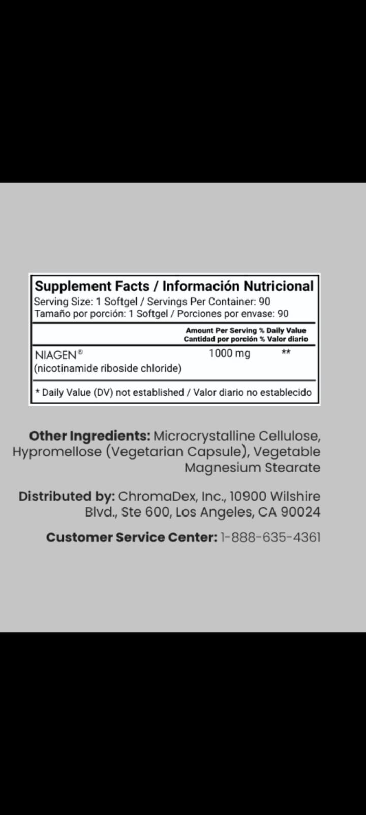 Miniatura 2 de Tru Niagen  Potenciator Nad+ Antienvejec